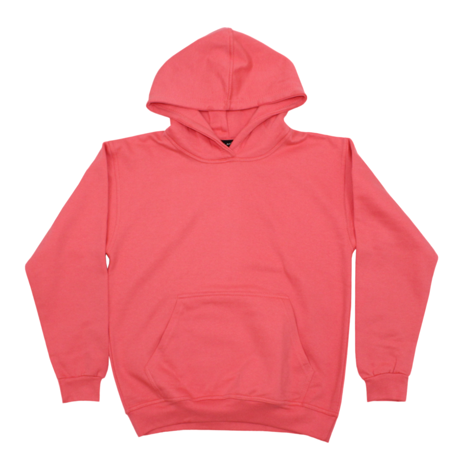 Luxe Apparel Inc. Youth Hoodie Coral Silk