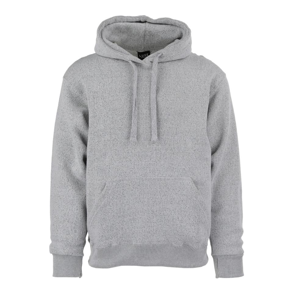 Luxe Apparel, Inc.: Adult Nantucket Hoodie Salt and Pepper